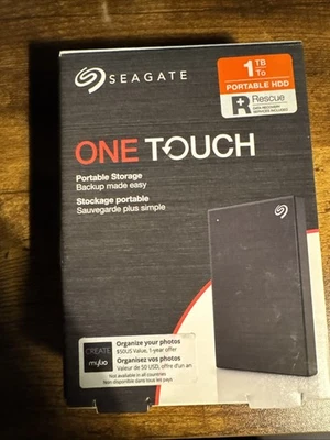 Seagate 1TB External Hard Drive SEALED Portable Storage Mac & Windows USB 3.0 - Image 1 of 4