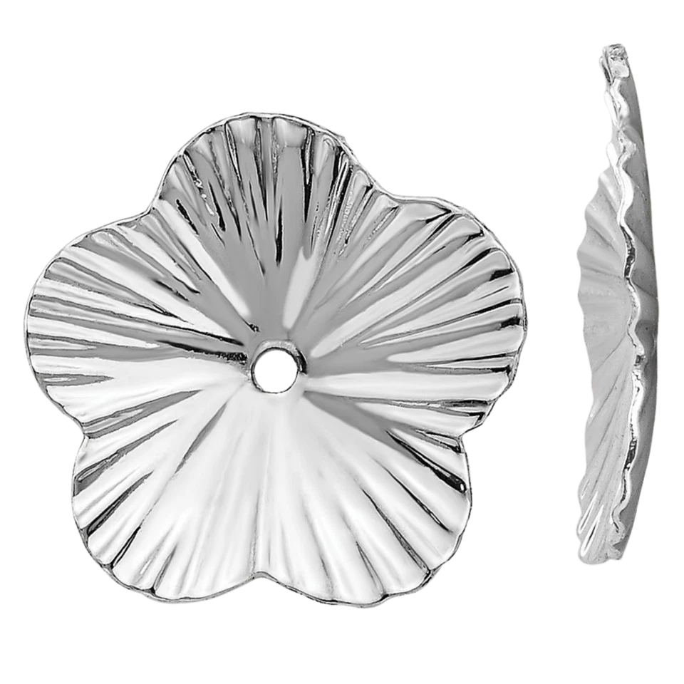 14K Solid White Gold Earring Jackets - Image 1 of 4