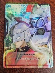 Gundam TCG Resource Card Zechs Merquise RP-002 Foil SDCC 2025 Promo IN STOCK - Picture 1 of 2