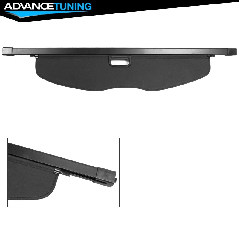 Fits 07-13 Acura MDX OE Style Retractable Rear Cargo Security Cover Shade Black Foto 1 de 4