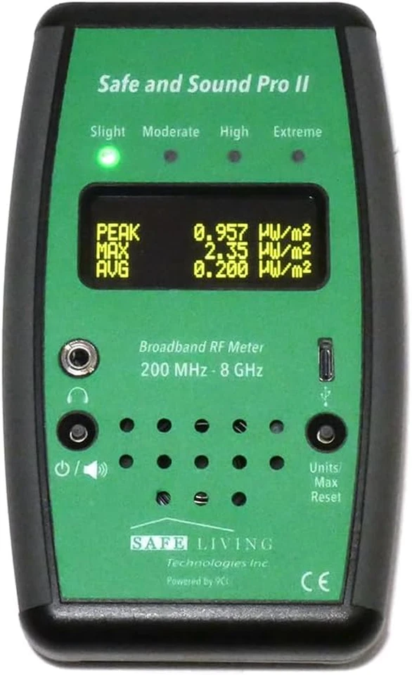 ' Safe and Sound Pro II 5G Ready Radio Frequency Meter 200Mhz - 8Ghz - image 1 of 4