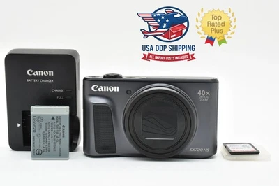[MINT w/SD Card] Canon PowerShot SX720 HS Black Compact Digital Camera JAPAN - Image 1 of 4