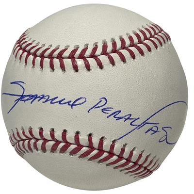 Sammy Sosa NOMBRE COMPLETO Firmado ROMLB Béisbol Beckett Testigo Certificado de Autenticidad Bas Cachorros Foto 1 de 2