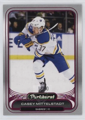 2023-24 Upper Deck Parkhurst Pink Foil 12/50 Casey Mittelstadt #39 - Image 1 of 3