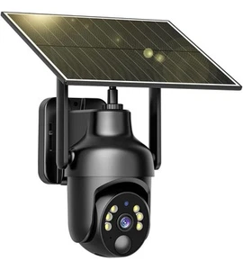 ELYSOO 360 Pan Tilt Security Camera Wireless Outdoor with Removable Solar Panel - Picture 1 of 14