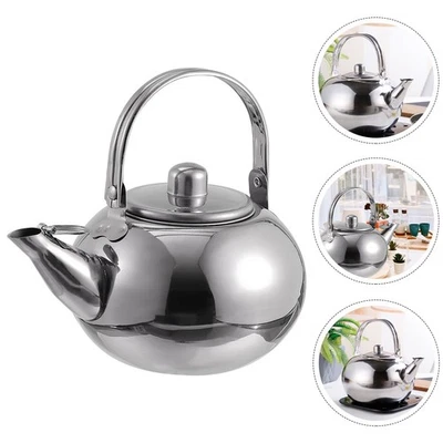  Convenient Teapot Bollitore Inox Per Il Tè Da Cucina Teiera Domestica - Immagine 1 di 4