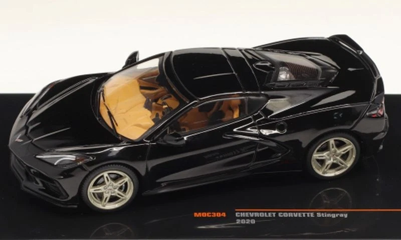 IXO MODEL MOC304 CHEVROLET CORVETTE C8 2020 BLACK 1:43 Modellino - Immagine 1 di 1