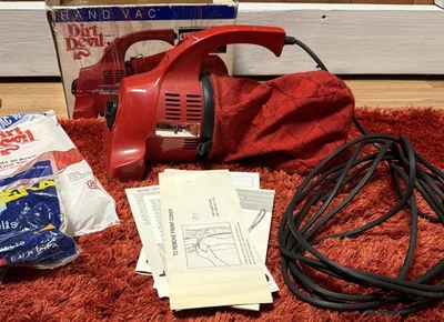 Dirt Devil 103 Hand Held Vacuum Cleaner Red Made In The USA TESTED! 7 New Bags - Image 1 of 4