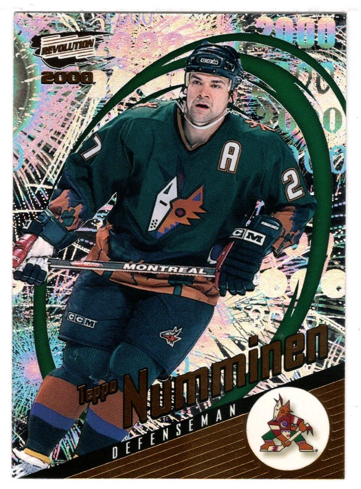 Teppo Numminen - Phoenix (Hockey Card) 1999-00 Pacific Revolution # 112 Mint - Image 1 of 1