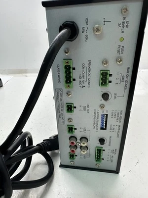 TOA BG-235 Mixer Amplifier 35 Watt 70 Volt Speaker Output BG235 - Image 1 of 4