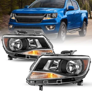 Halogen Headlight Assembly Fit for 2015-2022 Chevy Colorado 4-Door Extra Cab | C - Imagen 1 de 12