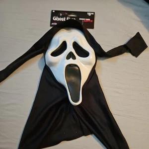 Fun World Ghostface Lives Scream Mask 2023 Easter Unlimited Halloween Costume - Picture 1 of 5