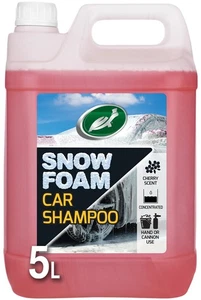 Turtle Wax Snow Foam Car Shampoo 5 Litre- Removes Traffic Film, Cherry Scented - Picture 1 of 4