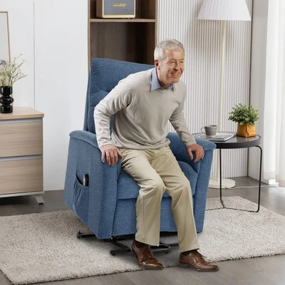 Elektrisch Massagesessel Relaxsessel Liegefunktion Sessel Aufstehhilfe für älter - Bild 1 von 4