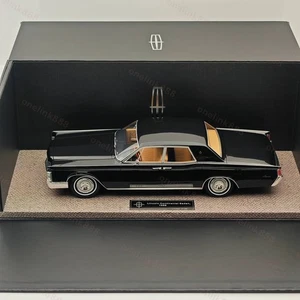 Lincoln Continental Sedán 1/18 Negro 1968 Resina Modelo Coche Colección Limitada - Imagen 1 de 11
