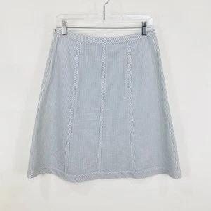 Talbots Petites Bleistiftrock Damengröße 6 blau-weiß Nadelstreifen knielang - Bild 1 von 10