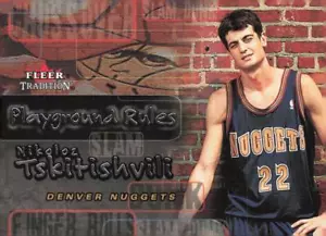 2002-03 Fleer Tradition #5PR Nikoloz Tskitishvili Playground Rules - Picture 1 of 2