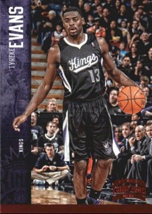 2012-13 Panini Threads Century Proof Red Kings Basketball Card #122 Tyreke Evans