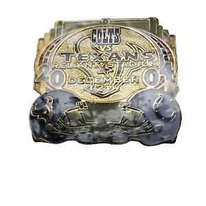 Indianapolis Colts vs Houston Texans Reliant Stadium Dec 12th 2004 Lapel Hat Pin - Picture 1 of 7
