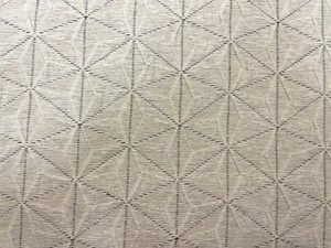 Tela de tapicería alemana geométrica texturizada beige avena Designtex Kami 6 yardas 2 piezas - Imagen 1 de 8