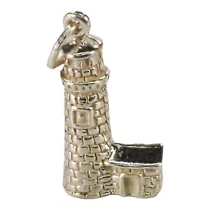 Lighthouse with House Sterling Silver 925 Jewelry Charm - Picture 1 of 8