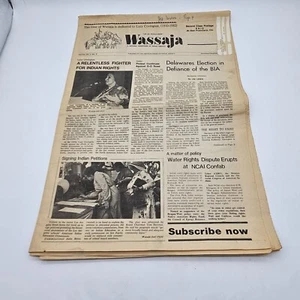 Wassaja Let My People Know, "Newspaper Of Indian America" 1982 Lucy Covington - Picture 1 of 6