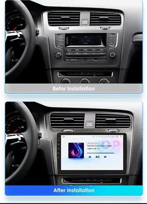 Autoradio Per VW Golf 7 MK7 2013-2017 Navi CarPlay Android 12 GPS DSP grigio - Immagine 1 di 4