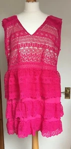 Little White Lies Pink Festival Dress! Size S (UK8-10) - Picture 1 of 4