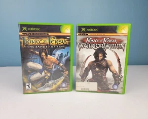 Lot of 2: Prince Of Persia The Sands Of Time & Warrior Within (Microsoft XBOX)  - Picture 1 of 10