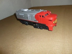 LOCOMOTORA LIONEL O TRAIN MANIQUÍ SANTA FE 8919 LUCES Y BOCINA DE TRABAJO SIN MOTOR - Imagen 1 de 8