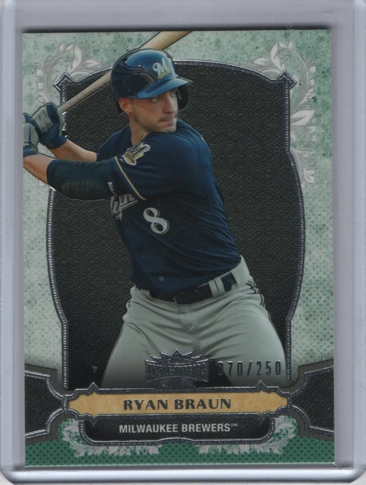 2014 Topps Triple Threads Emerald Parallel #55 Ryan Braun 70/250 - Image 1 of 1