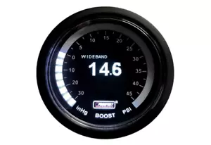 Prosport Wideband Air Fuel Ratio AND Boost Gauge 52mm (2 1/16") White OLED AFR - Picture 1 of 3