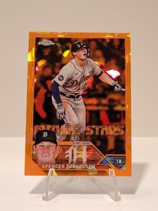 2023 Topps Chrome Sapphire Spencer Torkelson Orange /25 Detroit Tigers