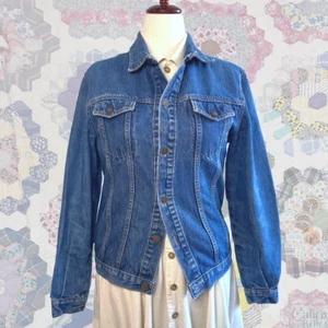 Chaqueta de mezclilla de camionero vintage de los 80 de Calvin Klein para mujer talla S M hecha en EE. UU. - Imagen 1 de 17