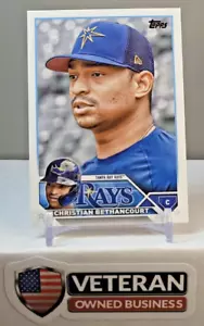 Actualización Topps 2023 CHRISTIAN BETHANCOURT IMAGEN ESPEJO SSP VARIACIÓN RAYOS US94 - Imagen 1 de 3