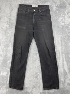 Levis 550 Jeans Herren 32x36* Schwarz Relaxed Fit Tapered Leg 100% Baumwolle Denim Hose - Bild 1 von 11