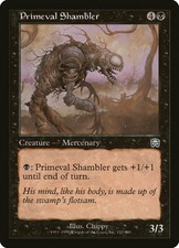 FOIL Primeval Shambler | MtG Magic Mercadian Masques | English | Lightly Played