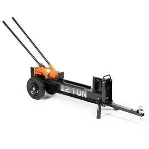 Titan Industrial 12 Ton Manual Towable Hydraulic Horizontal Log Splitter - Picture 1 of 11