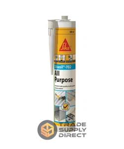 12 x Sikasil-702 All Purpose Neutral Cure Sanitary Grade Silicone Sealant 300ml - Picture 1 of 3