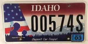 UNTERSTÜTZUNG UNSERER TRUPPEN Nummernschild Militär Irak Tierarzt Armee gelbes Band YRRP USMC - Bild 1 von 12