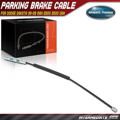 Cable de freno de estacionamiento lateral intermedio para camioneta Dodge Dakota 98-99 Ram 2500 3500 Foto 1 de 4