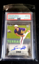 2020 Leaf Draft SPENCER STRIDER RC ROOKIE AUTO #BA-SS1 Braves RC PSA 10 cfrt