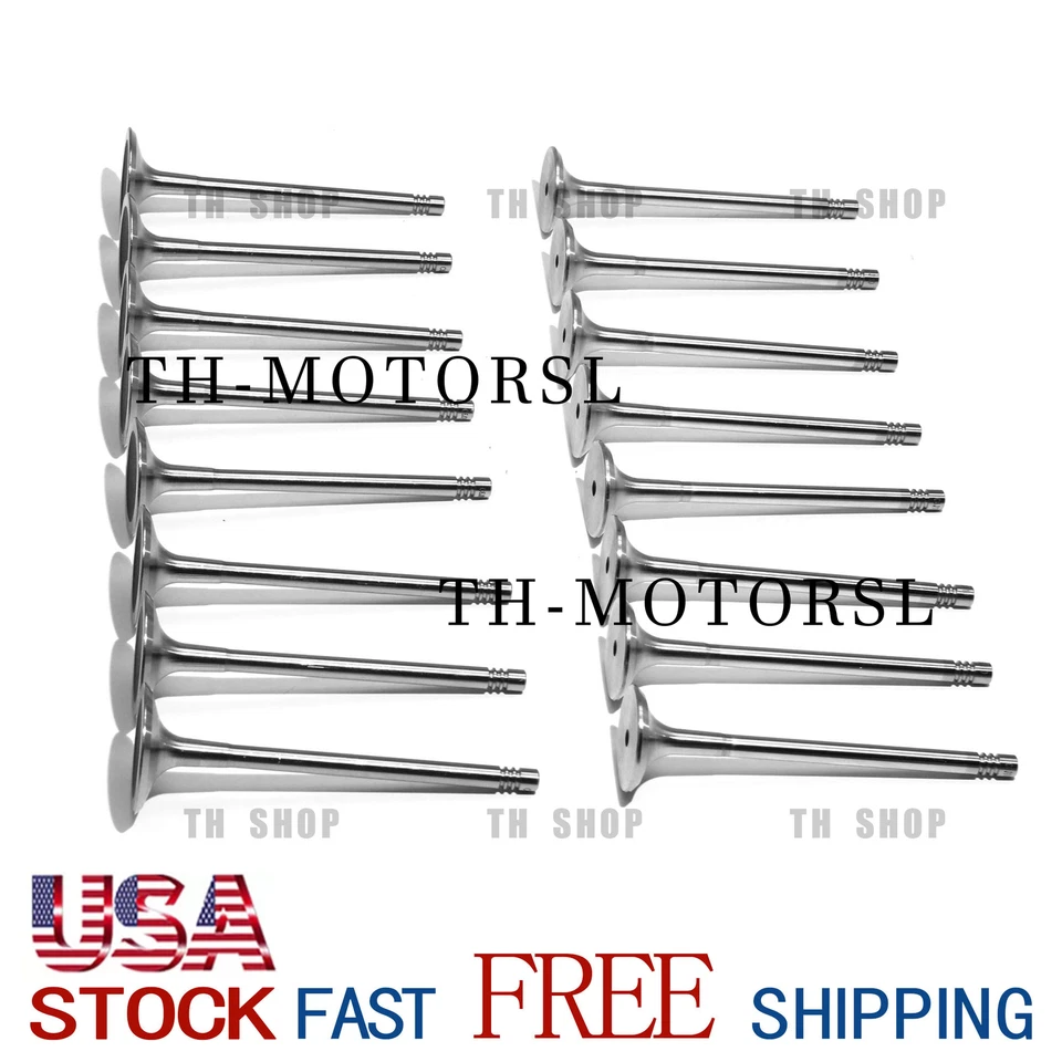 MAHLE 16x Engine Intake Exhaust Valves For VW GTI GLI AUDI A3 A4 Q5 1.8T 2.0T Foto 1 de 4