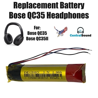 CENTRALSOUND NEW Replacement Battery Part for QuietComfort 35 QC35 QC35 II Bose Headphones