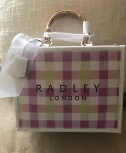 Cartera/bandolera Radley London "Audley Drive"" a cuadros tamaño pequeño/mediano - Nuevo con etiquetas - Imagen 1 de 4