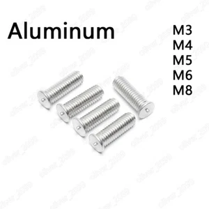 Aluminum Weld Studs for Capacitor Discharge Welding M3 M4 M5 M6 M8 - Picture 1 of 5
