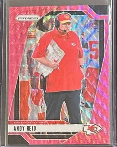 Panini Prizm 2024 - Andy Reid #145 Pink Wave Prizm - Imagen 1 de 2