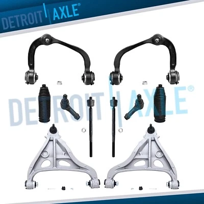 Brazos de control delanteros superiores e inferiores 4x4 + Tierods para 2005-2007 2008 F-150 Mark LT Foto 1 de 4