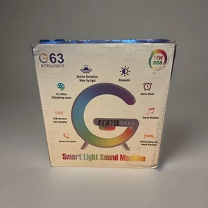 Wireless Fast Charging  Smart Light  Alarm Clock Speaker  Machine - Picture 1 of 2