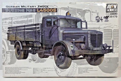 Kit modelo camión militar alemán AFV Club Bussing Nag L4500S escala 1/35 #35170 Foto 1 de 4